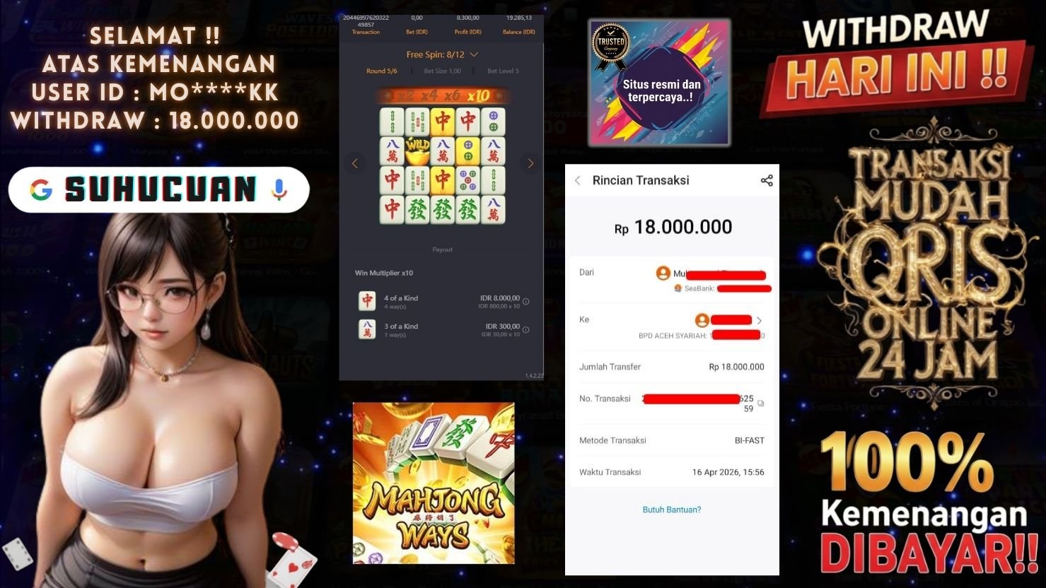 SUHUCUAN JACKPOT SLOT MAHJONG WAYS